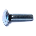 Midwest Fastener 1/2"-13 x 2" Zinc Plated Grade 2 / A307 Steel Coarse Thread Carriage Bolts 6PK 34943
